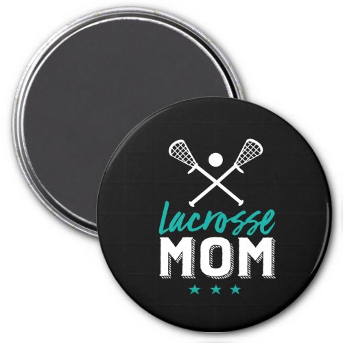Lacrosse Mom Proud Mother of Sports Player Kid Magnet