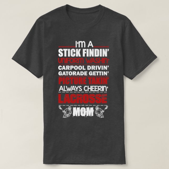 Lacrosse Mom Shirts  (Design Front)
