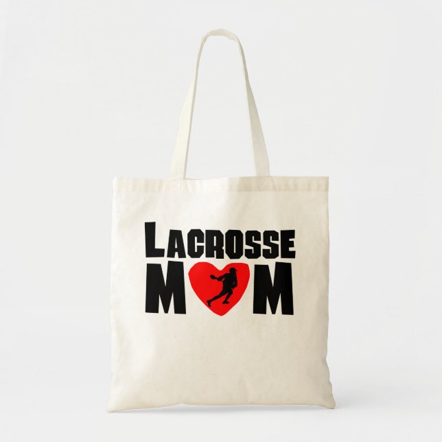 Lacrosse Mom Tote Bag (Front)
