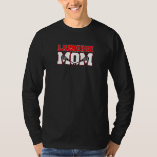 Lacrosse Mom Vintage Retro Lacrosse Stick Sun  T-Shirt