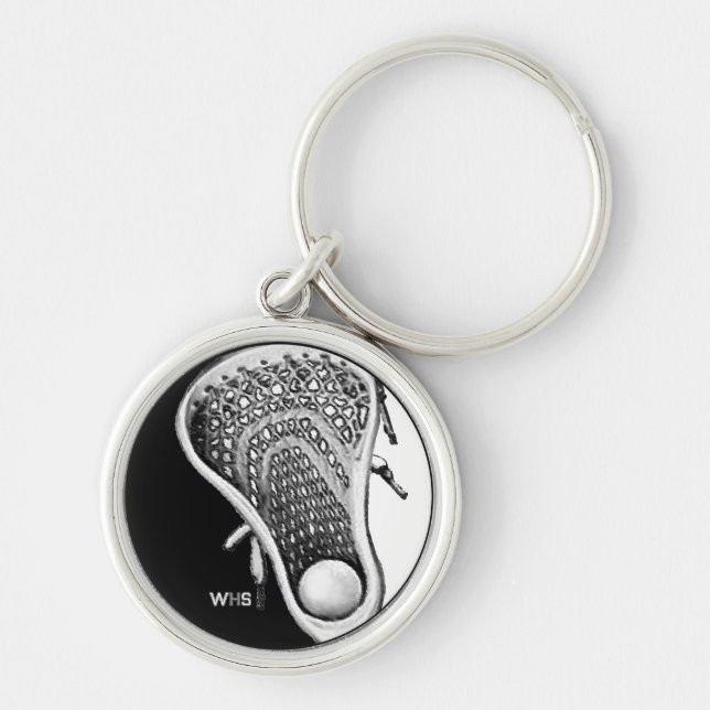 Lacrosse Monogrammed Gift Keychain (Front)