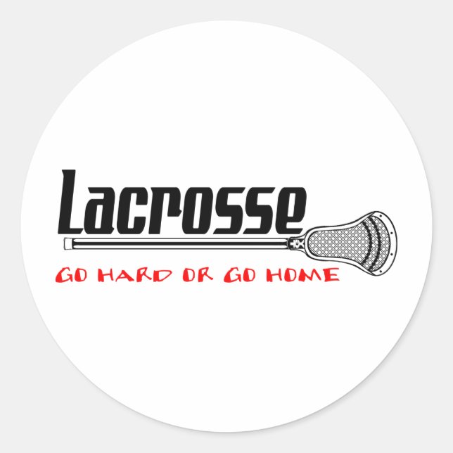 Lacrosse Motivation Hard Sticker (Front)