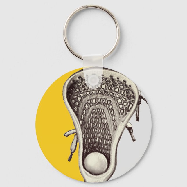 Lacrosse novelty gift keychain (Front)