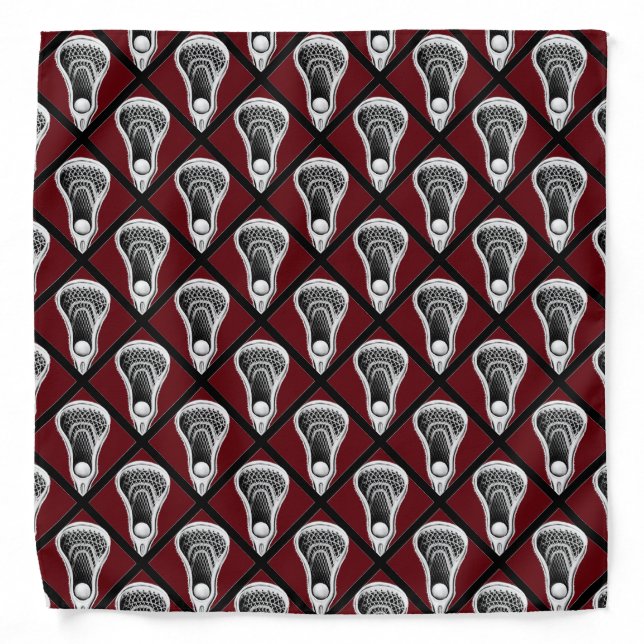 Lacrosse Novelty Gifts Bandana (Front)