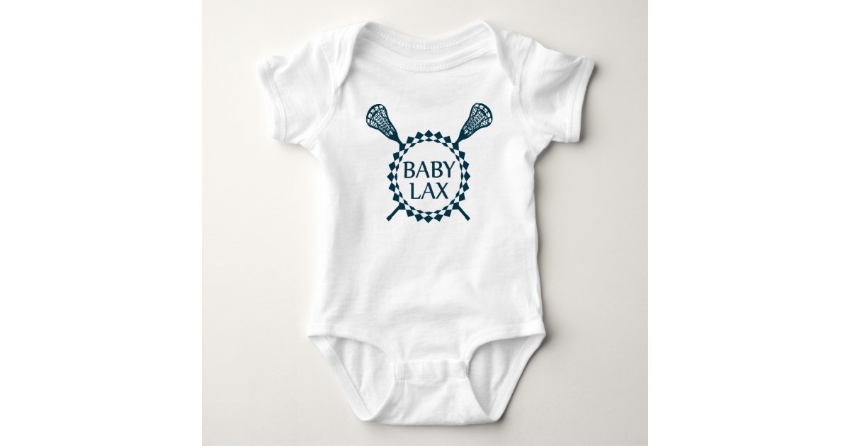 Lacrosse Onsie (Baby Lax) Baby Bodysuit Zazzle