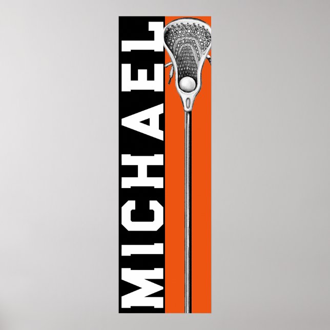 Lacrosse Orange Poster (Front)