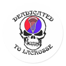 Lacrosse Parody Deadicated Sticker