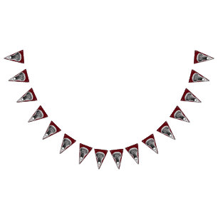 Lacrosse Party Bunting Flags
