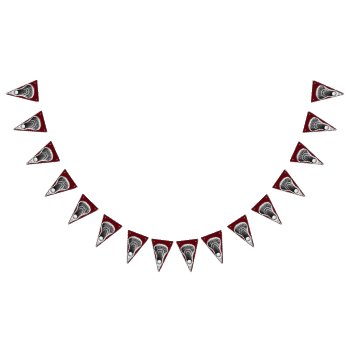 Lacrosse Party Bunting Flags by lacrosseshop at Zazzle