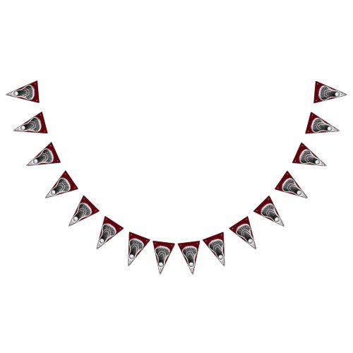 Lacrosse Party Bunting Flags