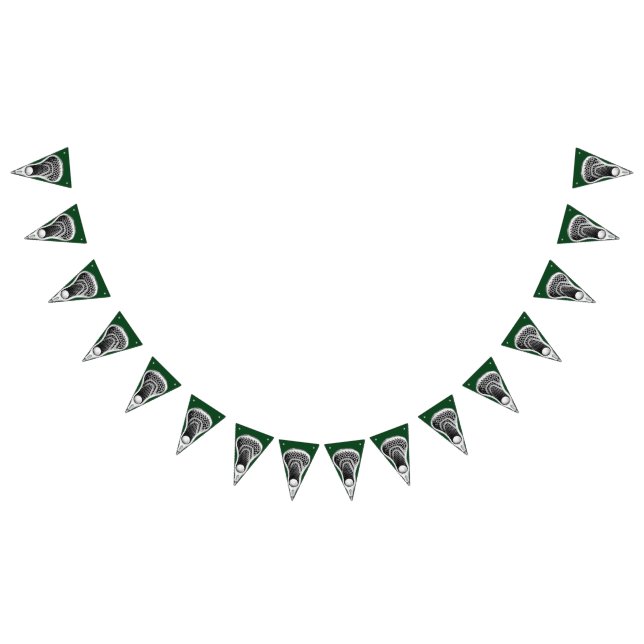 Lacrosse Party Bunting Flags (All)