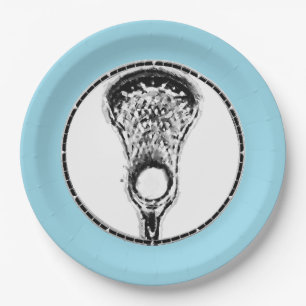 Lacrosse Party Event Paper Plates
