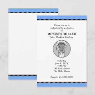 Lacrosse Party Invitation