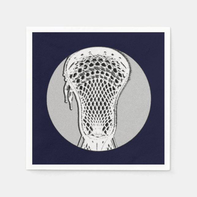 Lacrosse Party Napkins (Front)