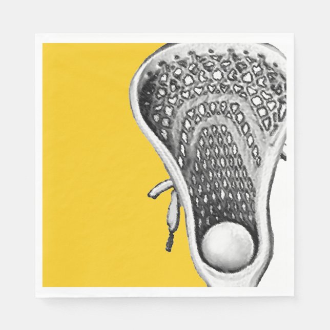 Lacrosse Party Napkins (Front)