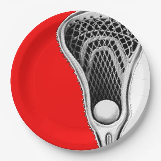 Lacrosse Party Paper Plate