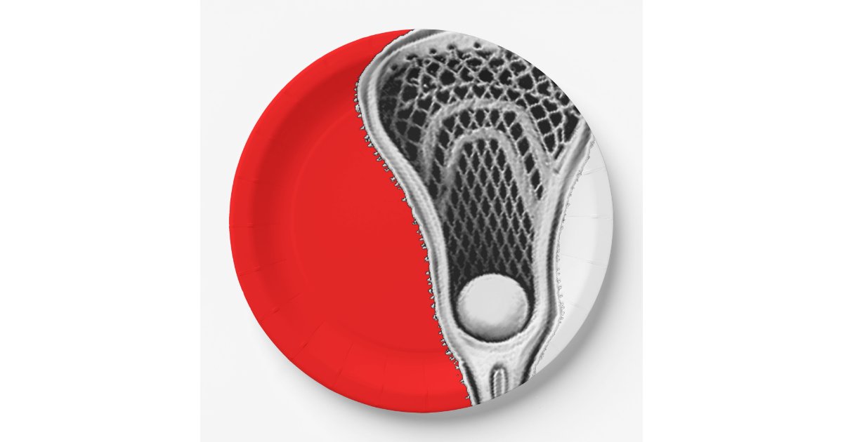 Lacrosse Party Paper Plate