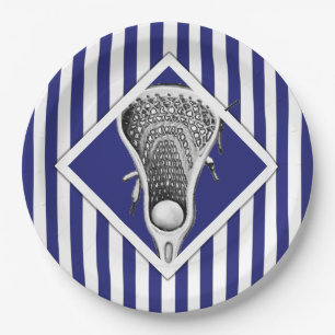 Lacrosse Party Paper Plates