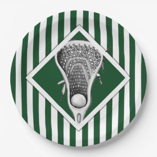 Lacrosse Party Paper Plates