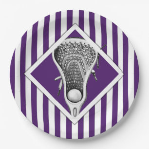 Lacrosse Party Paper Plates