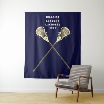 Lacrosse Party Senior Night Tapestry by lacrosseshop at Zazzle
