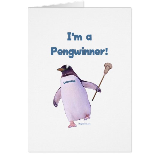 Lacrosse Penguin Cards (Front)