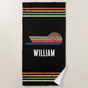  Lacrosse Personalized  Beach Towel