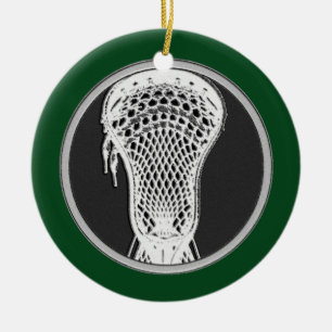 Lacrosse Personalized Collectible Ceramic Ornament