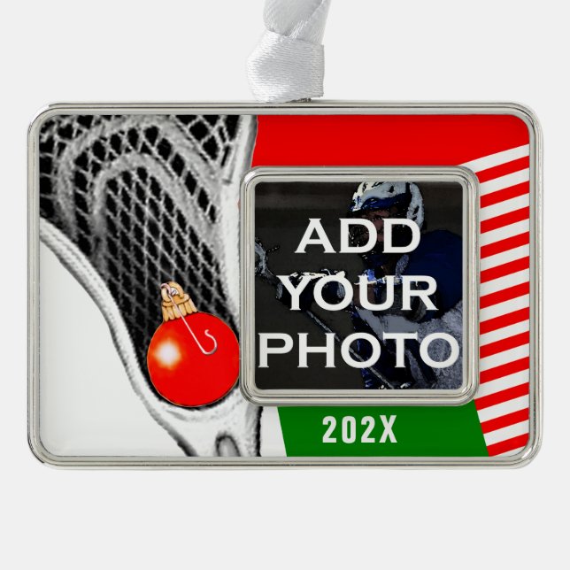 Lacrosse Photo 2025 Christmas Ornament (Front)