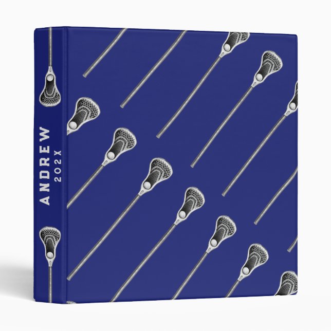 Lacrosse Photo Album 3 Ring Binder (Front/Spine)