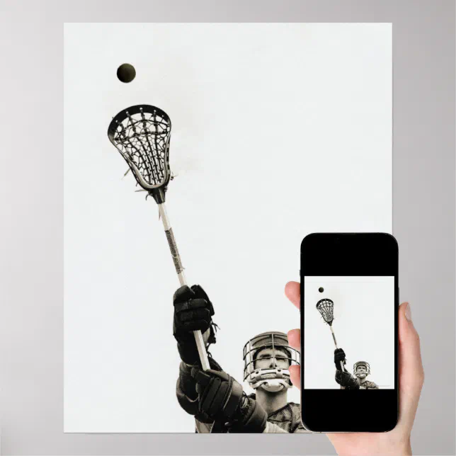 Lacrosse Player 3 Poster Zazzle
