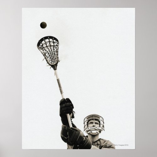 Lacrosse Player 3 Poster