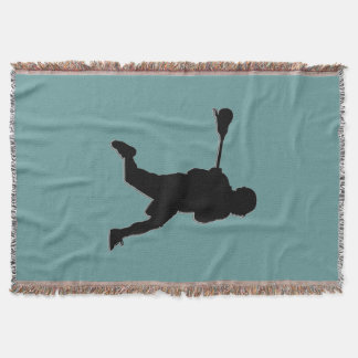 Lacrosse Player Blanket