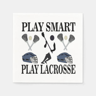 Lacrosse Player Coach Team Party Napkins