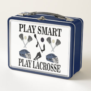 Lacrosse Player Coach Team Sports  Metal Lunch Box