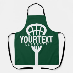 Lacrosse Player CUSTOM TEXT Team Mesh Sport Stick Apron