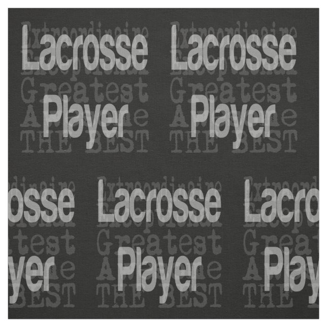 Lacrosse Player Extraordinaire Fabric (Swatch)