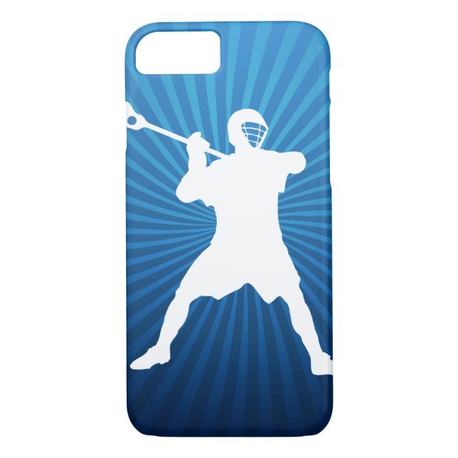 Lacrosse Player iPhone 7 case (Back)