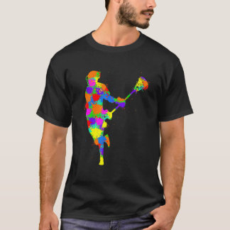 Lacrosse Player Kids Boys Youth T-Shirt
