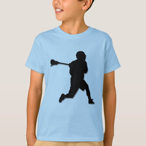 Lacrosse Player Kids T T_Shirt