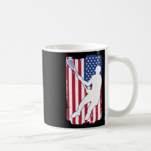 Lacrosse Player Lacrosse Usa Team Coach American F Coffee Mug