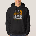 Lacrosse Player Life Is Goals Assists Motivational Hoodie