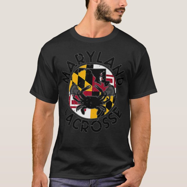 Lacrosse Player Maryland  Crap La Lacrosse Stick r T-Shirt (Front)