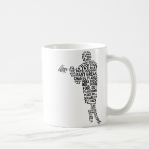 Lacrosse Player Tygraphy Coffee Mug