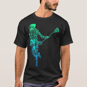 Lacrosse Player Youth Men Boys Kids T-Shirt