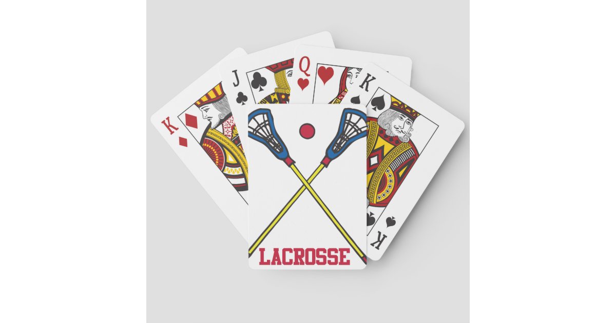 Lacrosse Playing Cards Zazzle