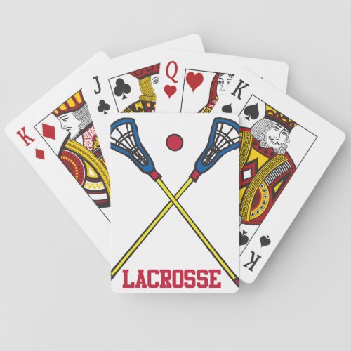 Lacrosse Poker Cards