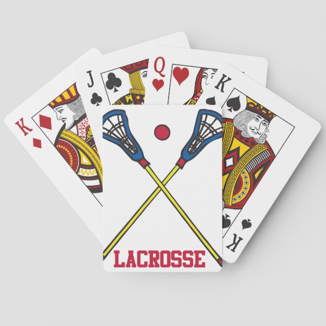 Lacrosse Poker Cards (Back)
