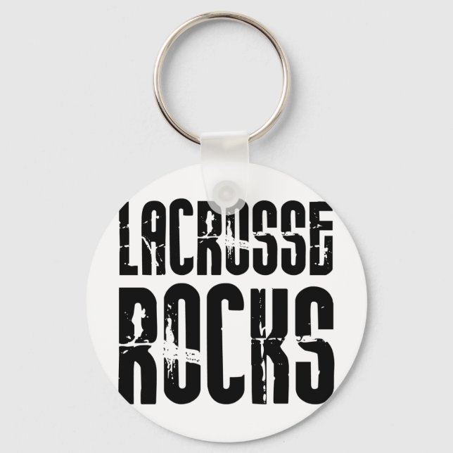 Lacrosse Rocks Keychain (Front)