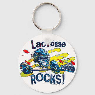 Lacrosse Rocks  LaX Gear Keychain